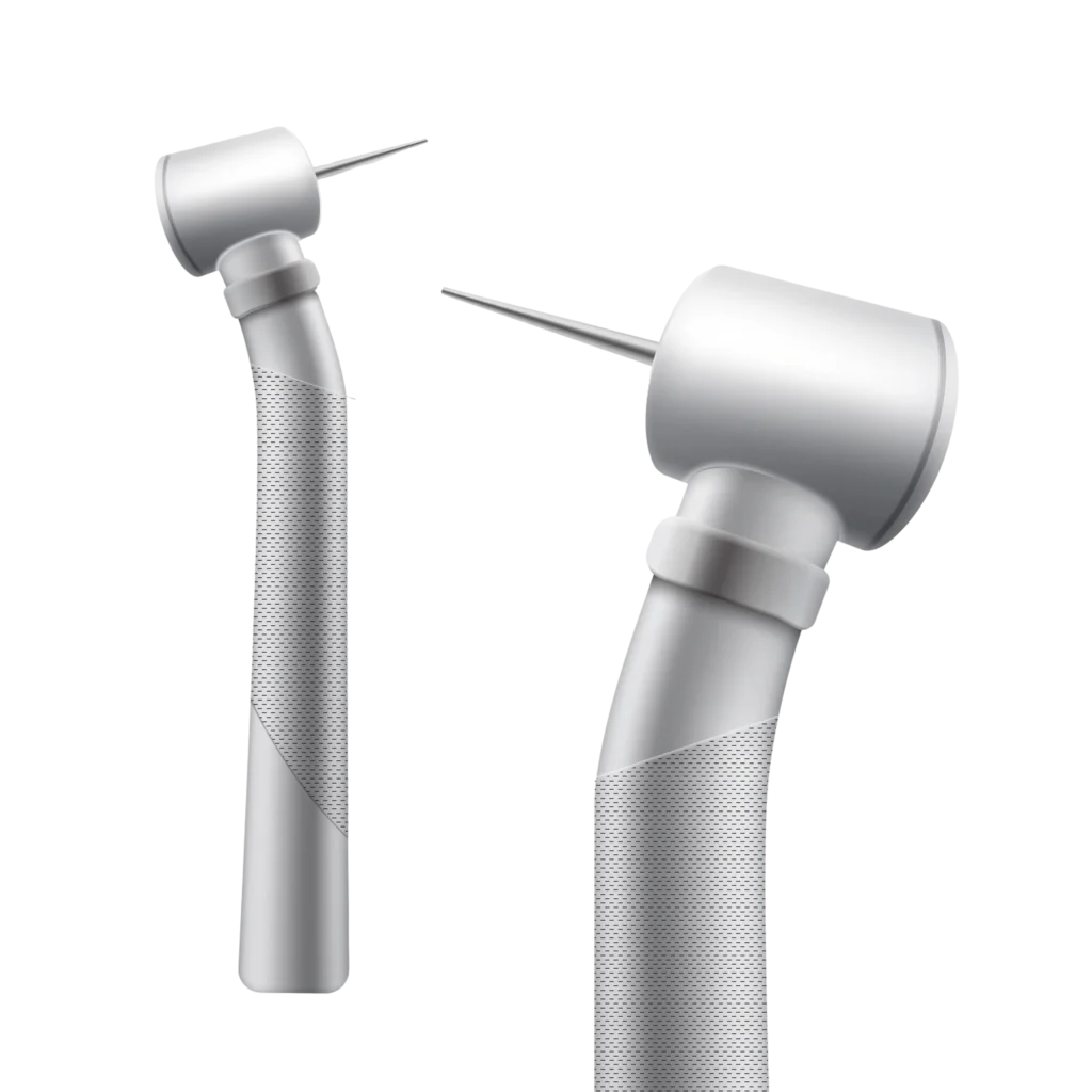 pieza de mano dental de acero inoxidable para perforar y pulir